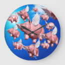 Buscar cerdos relojes de pared General y unisex