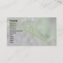 Buscar helecho tarjetas de visita Naturaleza