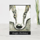 Buscar tejón tarjetas Para todos