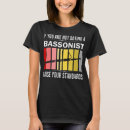 Buscar bassoon camisetas Música