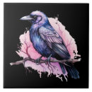 Buscar raven azulejos Raya negra