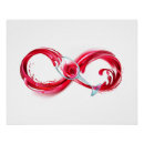 Buscar infinito posters Rojo