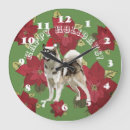 Buscar navidad feliz relojes de pared Flores