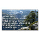 Buscar parque nacional tarjetas de visita Yosemite
