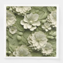 Buscar grabado en relieve servilletas Elegante