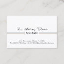 Buscar neurólogo tarjetas de visita Minimalista