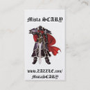 Buscar medieval tarjetas de visita Negro