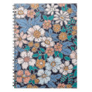 Buscar estampado de flores cuadernos Retro