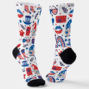 Buscar felices calcetines Rojo