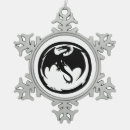 Buscar dragón negro adornos Ornamento de dragón