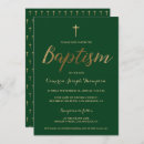 Buscar verde invitaciones para bautizos Guión