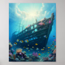 Buscar naufragio posters Océano