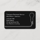 Buscar electrician tarjetas de visita Electricista
