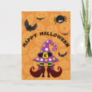 Buscar bruja divertida tarjetas Cualquier niño