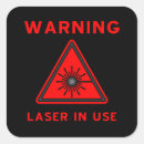 Buscar advertencia de laser pegatinas Peligro