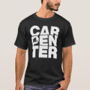 Buscar carpintería camisetas Profesión