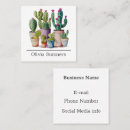 Buscar maceta tarjetas de visita Cactus