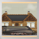 Buscar estaciones de tren posters Motor de vapor