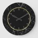 Buscar mármol negro relojes de pared Elegante