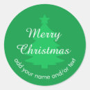 Buscar árbol verde pegatinas Plantilla