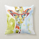 Buscar animales con gafas cojines Jirafa