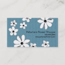 Buscar flower shop tarjetas de visita Flores
