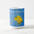 Buscar feliz cumpleaños a mi hermana tazas Café