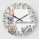 Buscar woodland relojes de pared Animals