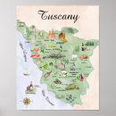 Buscar mapa ilustrado posters Monumentos