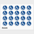 Buscar accesibilidad pegatinas Silla de ruedas