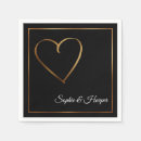 Buscar corazones negros servilletas Para ellos