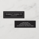 Buscar bufete tarjetas de visita Simple