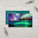 Buscar del norte tarjetas de visita Cielo nocturno