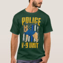 Buscar unidad k9 camisetas Perro policía