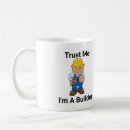 Buscar trabajador de construcción tazas Humor