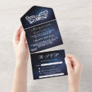 Buscar máscara azul de la mascarada invitaciones Hija