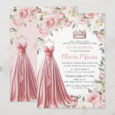Buscar colores blancos y rosados invitaciones Para niños