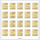 Buscar organizadores pegatinas Elegante