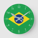 Buscar bandera del brasil relojes de pared Bandeira