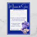 Buscar violeta y blanco invitaciones Elegante