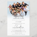 Buscar aniversario de la compañía invitaciones Elegante