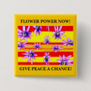Buscar flower power chapas Guerra anti