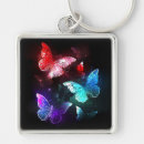 Buscar mariposa brillante llaveros Mariposas