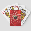 Buscar estrella roja barajas de cartas Rojo