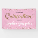 Buscar oro rosado de oro posters Quinceañera