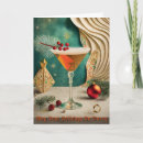 Buscar hora del cóctel tarjetas Martini