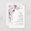 Buscar 75th birthday invitaciones Floral