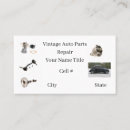 Buscar auto antiguo tarjetas de visita Para todos