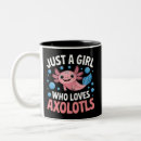 Buscar axolotl tazas Divertido