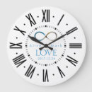 Buscar amor eterno relojes de pared Infinito